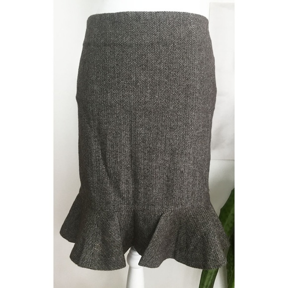 ARDEN B Herringbone Tweed Skirt - Picture 5 of 7